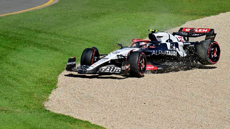 22 Yuki Tsunoda (JPN, Scuderia AlphaTauri), F1 Grand Prix of Australia at Albert Park Circuit on March 31, 2023 in Melbourne, Australia. (Photo by HOCH ZWEI) Melbourne Australia