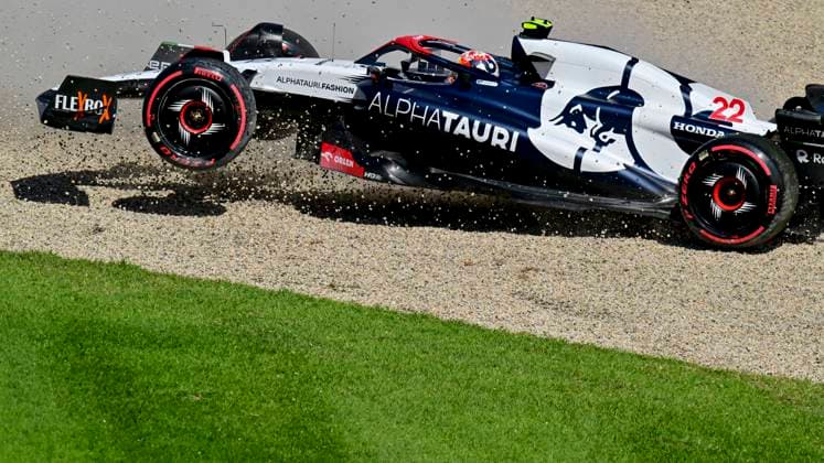 22 Yuki Tsunoda (JPN, Scuderia AlphaTauri), F1 Grand Prix of Australia at Albert Park Circuit on March 31, 2023 in Melbourne, Australia. (Photo by HOCH ZWEI) Melbourne Australia