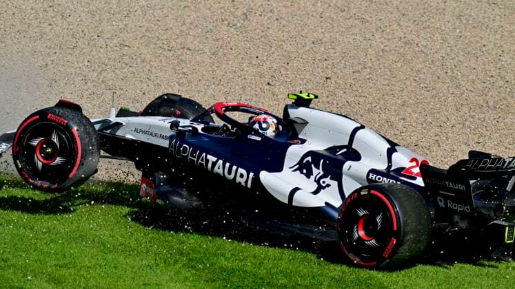 22 Yuki Tsunoda (JPN, Scuderia AlphaTauri), F1 Grand Prix of Australia at Albert Park Circuit on March 31, 2023 in Melbourne, Australia. (Photo by HOCH ZWEI) Melbourne Australia