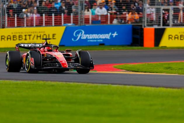 31st March 2023: Melbourne Grand Prix Circuit, Melbourne, Victoria, Australia: Australian Formula 1 Grand Prix: Free Practice: Number 16 Scuderia Ferrari driver Charles Leclerc during free practice 2 at the Australian Formula 1  ActionPlus12492235 StephenxBlackberry