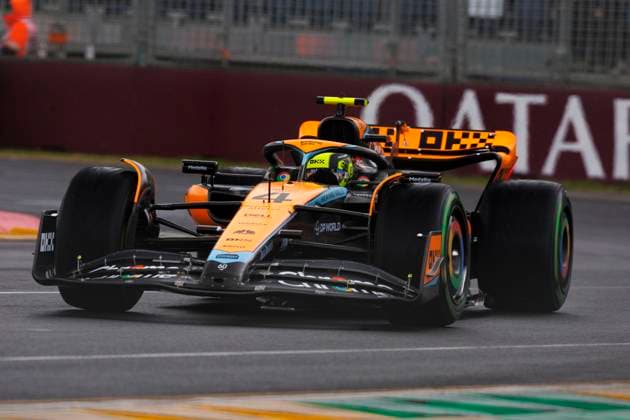 31st March 2023: Melbourne Grand Prix Circuit, Melbourne, Victoria, Australia: Australian Formula 1 Grand Prix: Free Practice: Number 4 McLaren driver Lando Norris during free practice 2 at the Australian Formula 1  ActionPlus12492327 StephenxBlackberry