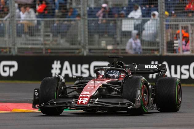 31st March 2023: Melbourne Grand Prix Circuit, Melbourne, Victoria, Australia: Australian Formula 1 Grand Prix: Free Practice: Number 77 Alfa Romeo driver Valtteri Bottas during free practice 2 at the Australian Formula 1  ActionPlus12492341 StephenxBlackberry