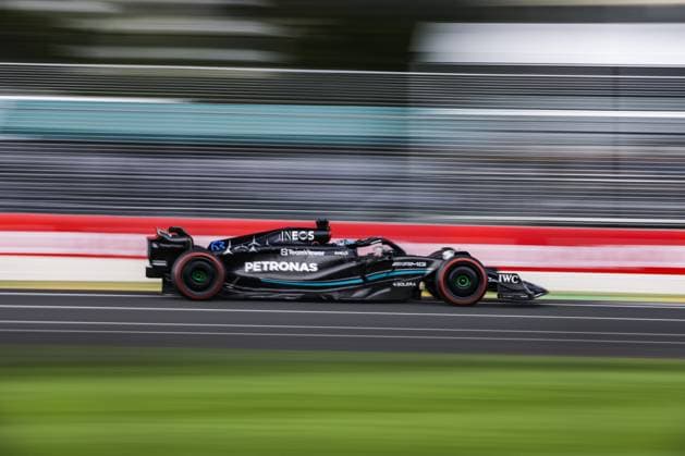 63 RUSSELL George (gbr), Mercedes AMG F1 Team W14, action during the Formula 1 Rolex Australian Grand Prix 2023, 3rd round of the 2023 Formula One World Championship, WM, Weltmeisterschaft from March 31 to April 2, 2023 on the Albert Park Circuit, in Melbourne, Australia - F1 - AUSTRALIAN GRAND PRIX 2023 DPPI Panoramic  03323005__R5_9785