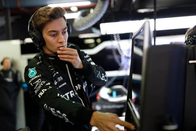 63 George Russell (GBR, Mercedes-AMG Petronas F1 Team), F1 Grand Prix of Australia at Albert Park Circuit on April 1, 2023 in Melbourne, Australia. (Photo by HOCH ZWEI) Melbourne Australia