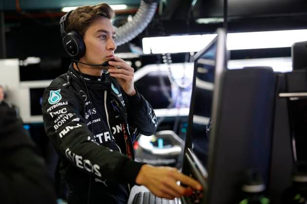 63 George Russell (GBR, Mercedes-AMG Petronas F1 Team), F1 Grand Prix of Australia at Albert Park Circuit on April 1, 2023 in Melbourne, Australia. (Photo by HOCH ZWEI) Melbourne Australia