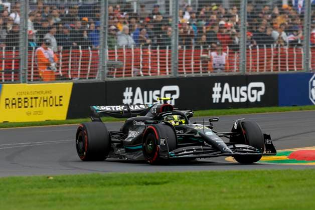 44 Lewis Hamilton (GBR, Mercedes-AMG Petronas F1 Team), F1 Grand Prix of Australia at Albert Park Circuit on April 1, 2023 in Melbourne, Australia. (Photo by HOCH ZWEI) Melbourne Australia