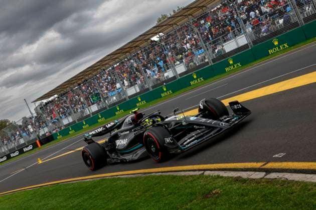 44 Lewis Hamilton (GBR, Mercedes-AMG Petronas F1 Team), F1 Grand Prix of Australia at Albert Park Circuit on April 1, 2023 in Melbourne, Australia. (Photo by HOCH ZWEI) Melbourne Australia