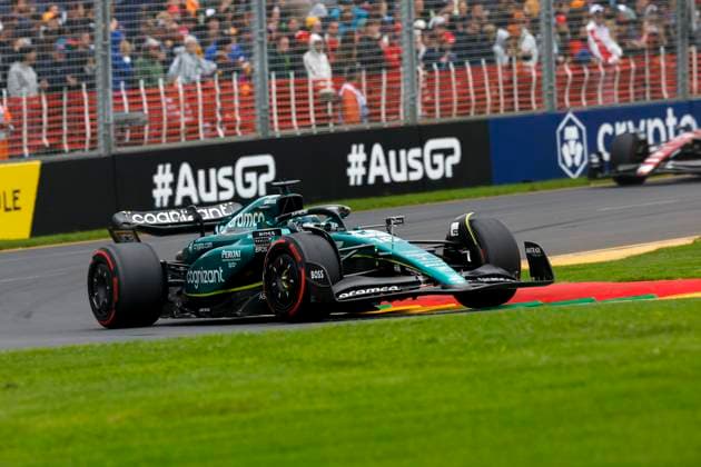 18 Lance Stroll (CAN, Aston Martin Aramco Cognizant F1 Team), F1 Grand Prix of Australia at Albert Park Circuit on April 1, 2023 in Melbourne, Australia. (Photo by HOCH ZWEI) Melbourne Australia
