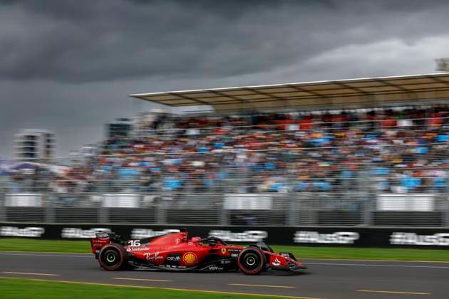 16 Charles Leclerc (MCO, Scuderia Ferrari), F1 Grand Prix of Australia at Albert Park Circuit on April 1, 2023 in Melbourne, Australia. (Photo by HOCH ZWEI) Melbourne Australia