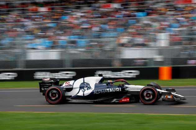 21 Nyck de Vries (NLD, Scuderia AlphaTauri), F1 Grand Prix of Australia at Albert Park Circuit on April 1, 2023 in Melbourne, Australia. (Photo by HOCH ZWEI) Melbourne Australia