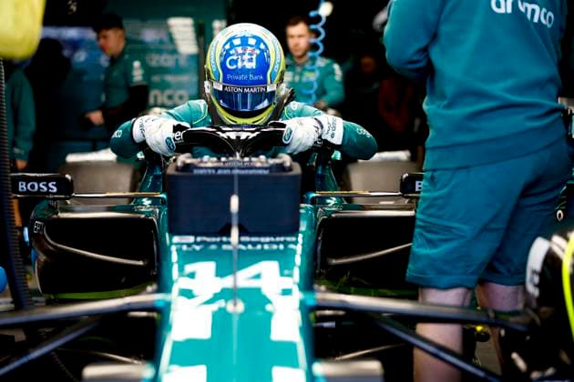 14 Fernando Alonso (ESP, Aston Martin Aramco Cognizant F1 Team), F1 Grand Prix of Australia at Albert Park Circuit on April 1, 2023 in Melbourne, Australia. (Photo by HOCH ZWEI) Melbourne Australia