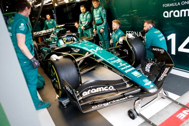 14 Fernando Alonso (ESP, Aston Martin Aramco Cognizant F1 Team), F1 Grand Prix of Australia at Albert Park Circuit on April 1, 2023 in Melbourne, Australia. (Photo by HOCH ZWEI) Melbourne Australia