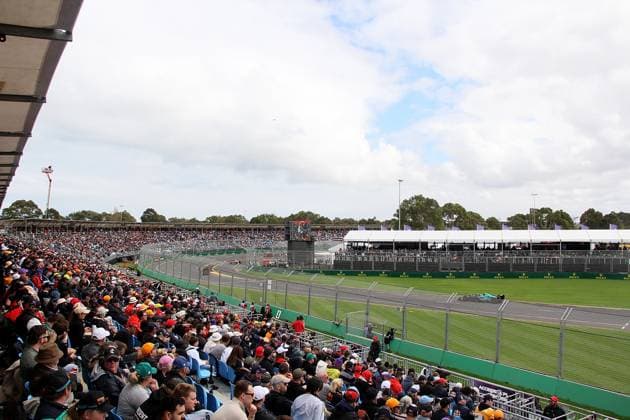 FORMULA 1 ROLEX AUSTRALIAN GRAND PRIX 2023 01.04.2023, Albert-Park, Melbourne, FORMULA 1 ROLEX AUSTRALIAN GRAND PRIX 2023 , im Bild Volle Tribünen in Melbourne.