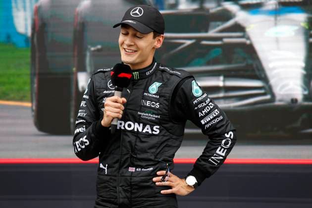 63 George Russell (GBR, Mercedes-AMG Petronas F1 Team), F1 Grand Prix of Australia at Albert Park Circuit on April 1, 2023 in Melbourne, Australia. (Photo by HOCH ZWEI) Melbourne Australia