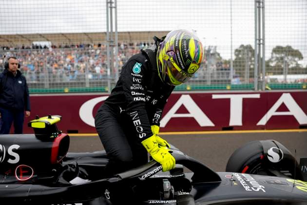 44 Lewis Hamilton (GBR, Mercedes-AMG Petronas F1 Team), F1 Grand Prix of Australia at Albert Park Circuit on April 1, 2023 in Melbourne, Australia. (Photo by HOCH ZWEI) Melbourne Australia