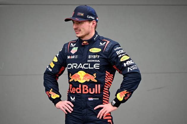 AUSTRALIAN F1 GRAND PRIX, Max Verstappen of Red Bull Racing after Qualifying for the Formula 1 Australian Grand Prix at the Albert Park Circuit in Melbourne, Saturday, April 1, 2023. ( NO ARCHIVING, EDITORIAL USE ONLY, NO USE IN BOOKS WITHOUT CONSENT MELBOURNE VIC AUSTRALIA  Copyright: xJOELxCARRETTx 20230401001781578582