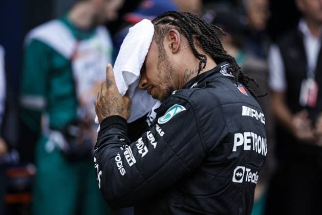 HAMILTON Lewis (gbr), Mercedes AMG F1 Team W14, portrait during the Formula 1 Rolex Australian Grand Prix 2023, 3rd round of the 2023 Formula One World Championship, WM, Weltmeisterschaft from March 31 to April 2, 2023 on the Albert Park Circuit, in Melbourne, Australia - F1 - AUSTRALIAN GRAND PRIX 2023 DPPI Panoramic  00122006__R3_0891