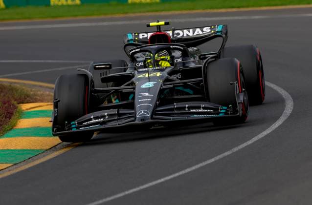 44 Lewis Hamilton (GBR, Mercedes-AMG Petronas F1 Team), F1 Grand Prix of Australia at Albert Park Circuit on April 1, 2023 in Melbourne, Australia. (Photo by HOCH ZWEI) Melbourne Australia