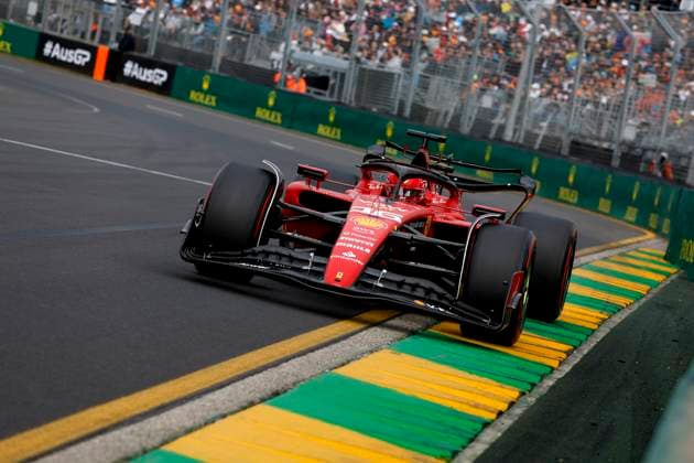 16 Charles Leclerc (MCO, Scuderia Ferrari), F1 Grand Prix of Australia at Albert Park Circuit on April 1, 2023 in Melbourne, Australia. (Photo by HOCH ZWEI) Melbourne Australia