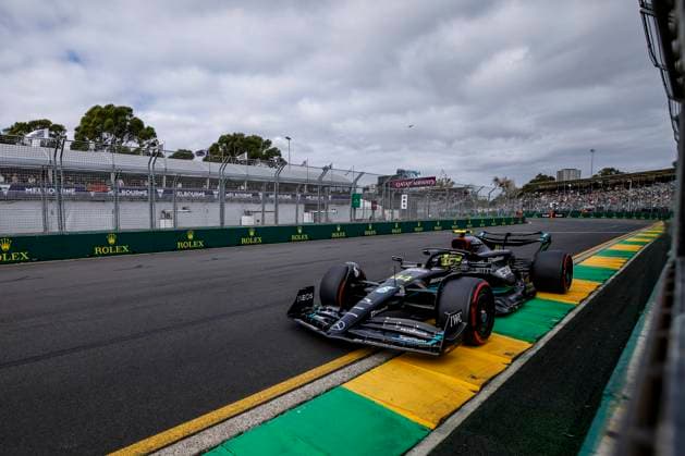44 Lewis Hamilton (GBR, Mercedes-AMG Petronas F1 Team), F1 Grand Prix of Australia at Albert Park Circuit on April 1, 2023 in Melbourne, Australia. (Photo by HOCH ZWEI) Melbourne Australia