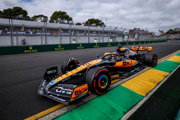 81 Oscar Piastri (AUS, McLaren F1 Team), F1 Grand Prix of Australia at Albert Park Circuit on April 1, 2023 in Melbourne, Australia. (Photo by HOCH ZWEI) Melbourne Australia