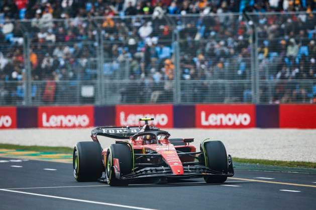 55 Carlos Sainz (ESP, Scuderia Ferrari), F1 Grand Prix of Australia at Albert Park Circuit on April 1, 2023 in Melbourne, Australia. (Photo by HOCH ZWEI) Melbourne Australia
