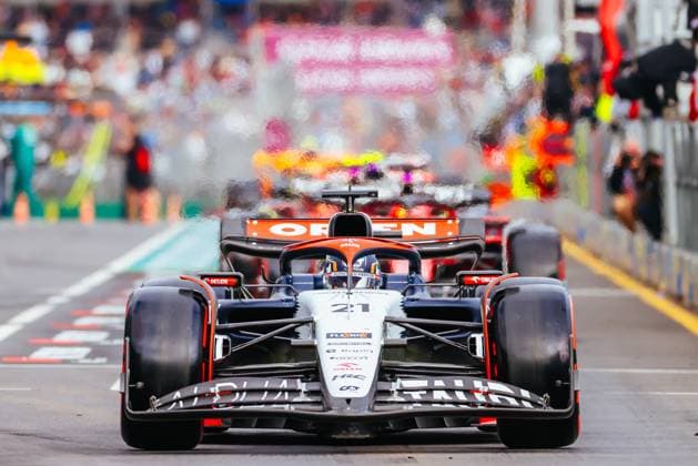 April 1, 2023, Melbourne, Victoria, Australia: MELBOURNE, AUSTRALIA - APRIL 01: Nyck De Vries of the Netherlands drives the Scuderia AlphaTauri AT04 during qualifying at the 2023 Australian Grand Prix at Albert Park in Melbourne, Australia Melbourne Australia - ZUMAp121 20230401_zsp_p121_037 Copyright: xChrisxPutnamx