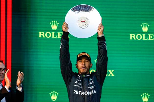 44 Lewis Hamilton (GBR, Mercedes-AMG Petronas F1 Team), F1 Grand Prix of Australia at Albert Park Circuit on April 2, 2023 in Melbourne, Australia. (Photo by HOCH ZWEI) Melbourne Australia
