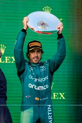 14 Fernando Alonso (ESP, Aston Martin Aramco Cognizant F1 Team), F1 Grand Prix of Australia at Albert Park Circuit on April 2, 2023 in Melbourne, Australia. (Photo by HOCH ZWEI) Melbourne Australia
