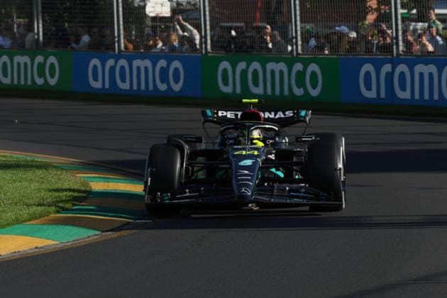 FORMULA 1 ROLEX AUSTRALIAN GRAND PRIX 2023 02.04.2023, Albert-Park, Melbourne, FORMULA 1 ROLEX AUSTRALIAN GRAND PRIX 2023 Lewis Hamilton (GBR), Mercedes-AMG Petronas Formula One Team nordphotoxGmbHx xBratic nph00250