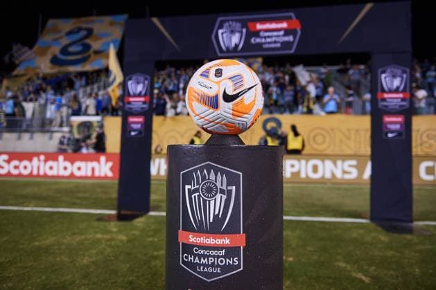 Fußball, CONCACAF Champions League, Philadelphia Union - Atlas Guadalajara Official Ball Nike during the game Philadelphia Union (USA) vs Atlas FC (MEX), corresponding to Quarterfinals first leg match of the 2023 Scotiabank Concacaf Champions League, at Subaru Park Stadium, on April 04, 2023. <br><br> Balon Oficial Nike durante el partido Philadelphia Union (USA) vs Atlas FC (MEX), correspondiente al partido de Ida de Cuartos de final de la Liga de Campeones Scotiabank Concacaf 2023, en el Estadio Subaru Park, el 04 de Abril de 2023. SCCL 2023 Philadelphia Union (USA) vs Atlas (MEX) CFI 
