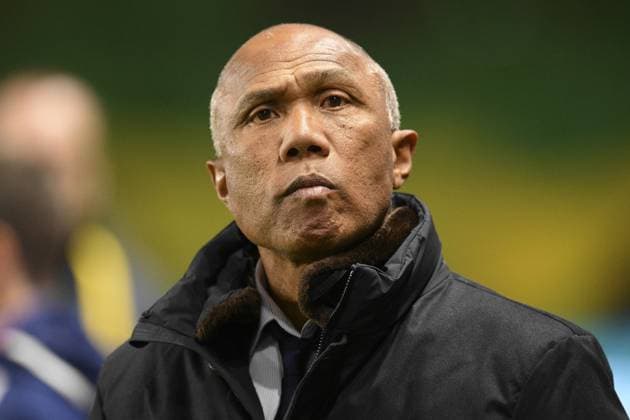 Antoine Kombouare - entraineur (Nantes) FOOTBALL : FC Nantes vs Lyon - 1 2 Finale de la Coupe de France - 05 04 2023 JBAutissier Panoramic 