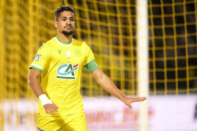 joie des joueurs de Nantes apres le but de Ludovic Blas (Nantes) FOOTBALL : FC Nantes vs Lyon - 1 2 Finale de la Coupe de France - 05 04 2023 JBAutissier Panoramic 