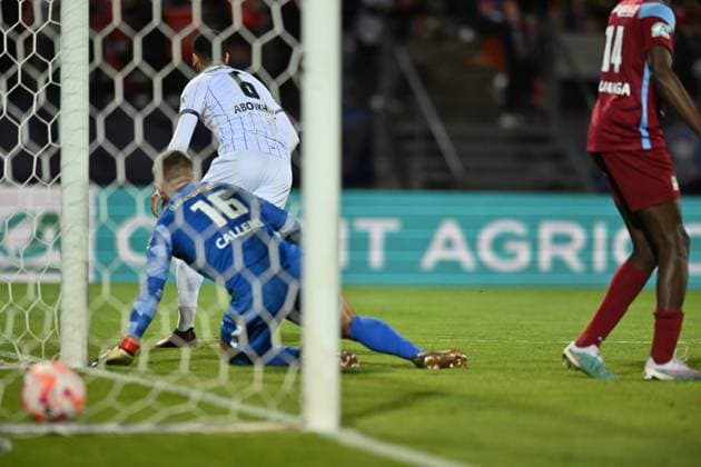Zakaria Aboukhlal (toulouse)) FOOTBALL: FC Annecy vs Toulouse FC - 1 2 Coupe de France - 06 04 2023 FredericChambert Panoramic 