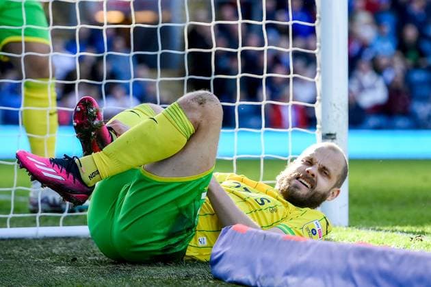Sport Bilder des Tages Sky Bet Championship Blackburn Rovers v Norwich City Teemu Pukki 22 of Norwich City during the Sky Bet Championship match Blackburn Rovers vs Norwich City at Ewood Park, Blackburn, United Kingdom, 7th April 2023 (Photo by Ben Roberts News Images) Blackburn Ewood Park Lancashire United Kingdom Copyright: xBenxRoberts NewsxImagesx