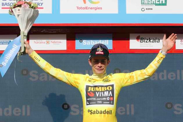 Sport Themen der Woche KW14 Sport Bilder des Tages 07-04-2023 Itzulia Basque Country; Tappa 05 Amorebieta - Amorebieta; 2023, Jumbo - Visma; Vingegaard, Jonas; Amorebieta; 