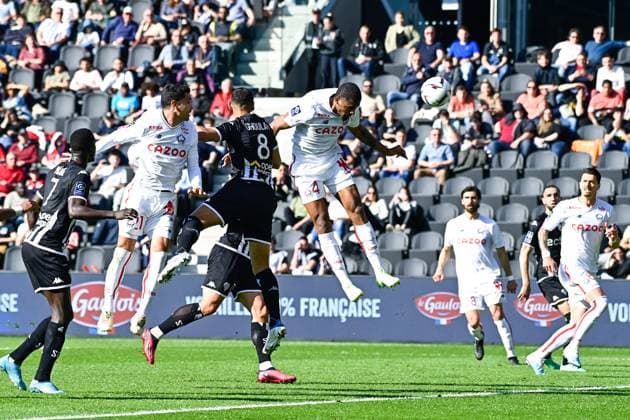 Alexsandro RIBEIRO ( 4 - Lille ) - FOOTBALL : Angers vs Lille - Ligue 1 - 08 04 2023 FedericoPestellini Panoramic 