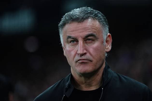 Christophe Galtier (Entraineur du Paris SG) FOOTBALL : OGC Nice vs Paris SG - Ligue 1 Uber Eats - Nice - 08 04 2023 NorbertScanella Panoramic 