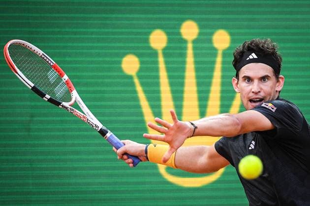 Sport Themen der Woche KW15 Sport Bilder des Tages April 10, 2023, Roquebrune-Cap-Martin, France: DOMINIC THIEM of Austria during in action on Day Two of Rolex Monte-Carlo Masters 2023, ATP, Tennis Herren Masters 1000 tennis tournament at Monte-Carlo Country Club. Roquebrune-Cap-Martin France - ZUMAm308 20230410_zsp_m308_019 Copyright: xMatthieuxMirvillex