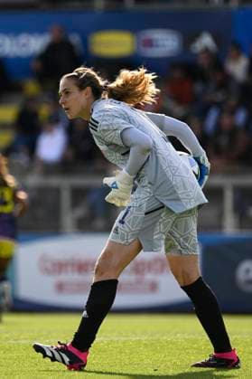Foto Fabrizio Corradetti LaPresse 11 Aprile 2023 Roma, Italia - calcio - Italia Femminile vs Colombia - Amichevole - Stadio Tre Fontane. Nella foto: Catalina Perez (Colombia) April 11, 2023 Roma, Italy - sport, soccer - Italia Women vs Colombia - friendly - Tre Fontane stadium. In the pic: Catalina Perez (Colombia)  Copyright: xFabrizioxCorradetti LaPressex