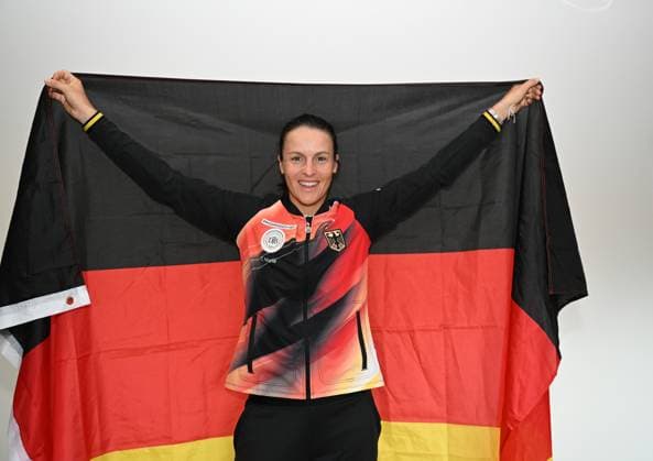 Sport Themen der Woche KW15 Sport Bilder des Tages 2023 BJKC Qualifiers Stuttgart Germany vs Brasil Tatjana Maria (GER) *** 2023 BJKC Qualifiers Stuttgart Germany vs Brasil Tatjana Maria GER