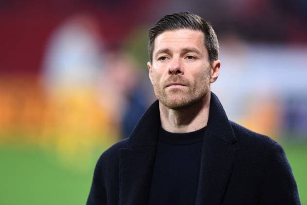 Fußball Europa League Viertelfinale Bayer 04 Leverkusen - Union Saint-Gilloise am 13.04.2023 in der BayArena in Leverkusen Xabi Alonso ( Trainer Cheftrainer Leverkusen )