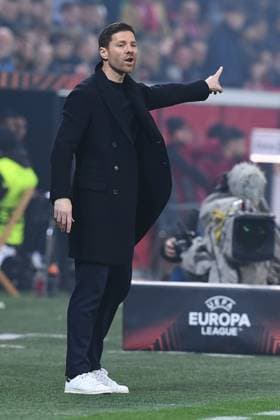 Fußball Europa League Viertelfinale Bayer 04 Leverkusen - Union Saint-Gilloise am 13.04.2023 in der BayArena in Leverkusen Xabi Alonso ( Trainer Cheftrainer Leverkusen )
