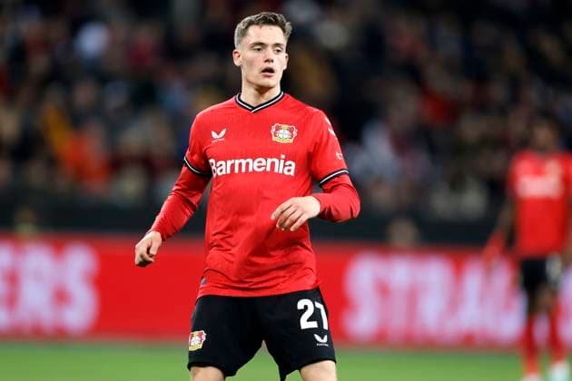 WIRTZ Florian Team Bayer 04 Leverkusen UEFA Europa League Saison 2022 - 2023 Viertelfinale Spiel Bayer 04 Leverkusen - Union Saint Gilloise 1 : 1 am 13. 04. 2023 in Leverkusen DFL REGULATIONS PROHIBIT ANY USE OF PHOTOGRAPHS as IMAGE SEQUENCES and or QUASI-VIDEO Copyright: xLacixPerenyix