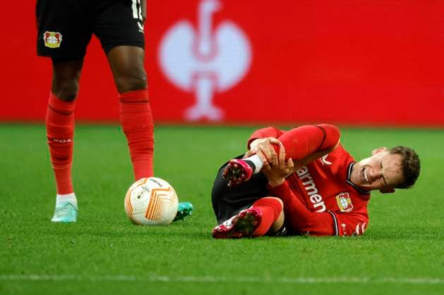 Leverkusen, Deutschland, UEFA Europa League, Bayer 04 Leverkusen : Union Saint Gilloise 1:1 14. 04. 2023 in der Bay Arena in Leverkusen Florian Richard WIRTZ (LEV)