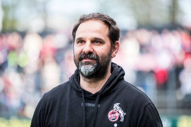 A-Junioren Bundesliga Deutsche Meisterschaft Halbfinale 2022 23: 1. FC Koeln U19 - 1. FSV Mainz 05 U19 Stefan Ruthenbeck (Trainer 1. FC Koeln) A-Junioren Bundesliga Deutsche Meisterschaft Halbfinale 2022 23: 1. FC Koeln U19 - 1. FSV Mainz 05 U19, Koeln, Franz-Kremer-Stadion