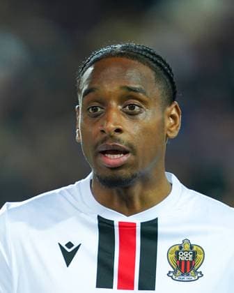 13.04.2023, Basel, St. Jakobs-Park, Switzerland, UEFA Europa Conference League: FC Basel - OGC Nice, Portrait (headshot close up) of 8 Pablo Rosario (Nice) Basel St. Jakobs-Park Basel Switzerland Copyright: xJustPictures.ch DanielaxPorcellix