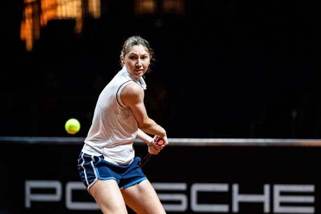 Cristina Bucsa (ESP) Porsche Tennis Grand Prix GP Stuttgart 2023, Billie Jean King Cup, Porsche-Arena, 15.04.2023 Porsche Tennis Grand Prix GP Stuttgart 2023 Porsche-Arena, 15.04.2023 Stuttgart Copyright: xEibner-Pressefoto RogerxBuerkex EP_EER