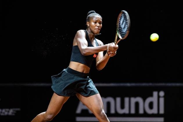 Noma Akugue Noha Porsche Tennis Grand Prix GP Stuttgart 2023, Porsche-Arena, 15.04.2023 Porsche Tennis Grand Prix GP Stuttgart 2023 Porsche-Arena, 15.04.2023 Stuttgart Copyright: xEibner-Pressefoto RogerxBuerkex EP_EER