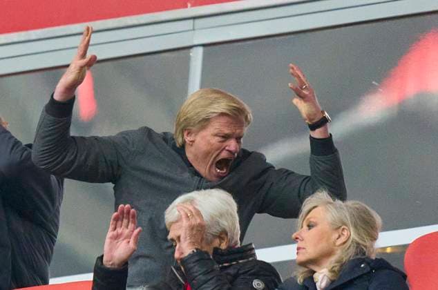 Bilder des Jahres 2023, Sport 04 April Sport Themen der Woche KW15 Sport Bilder des Tages Oliver KAHN, FCB CEO, Vorstandsvorsitzender der FC Bayern München AG, angry in the match FC BAYERN MUENCHEN - TSG 1899 HOFFENHEIM 1.German Football League on Apr 15, 2023 in Munich, Germany. Season 2022 2023, matchday 28, 1.Bundesliga, FCB, BVB, München, 28.Spieltag.